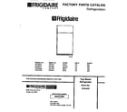 Frigidaire FPD19TPL0 cover page diagram