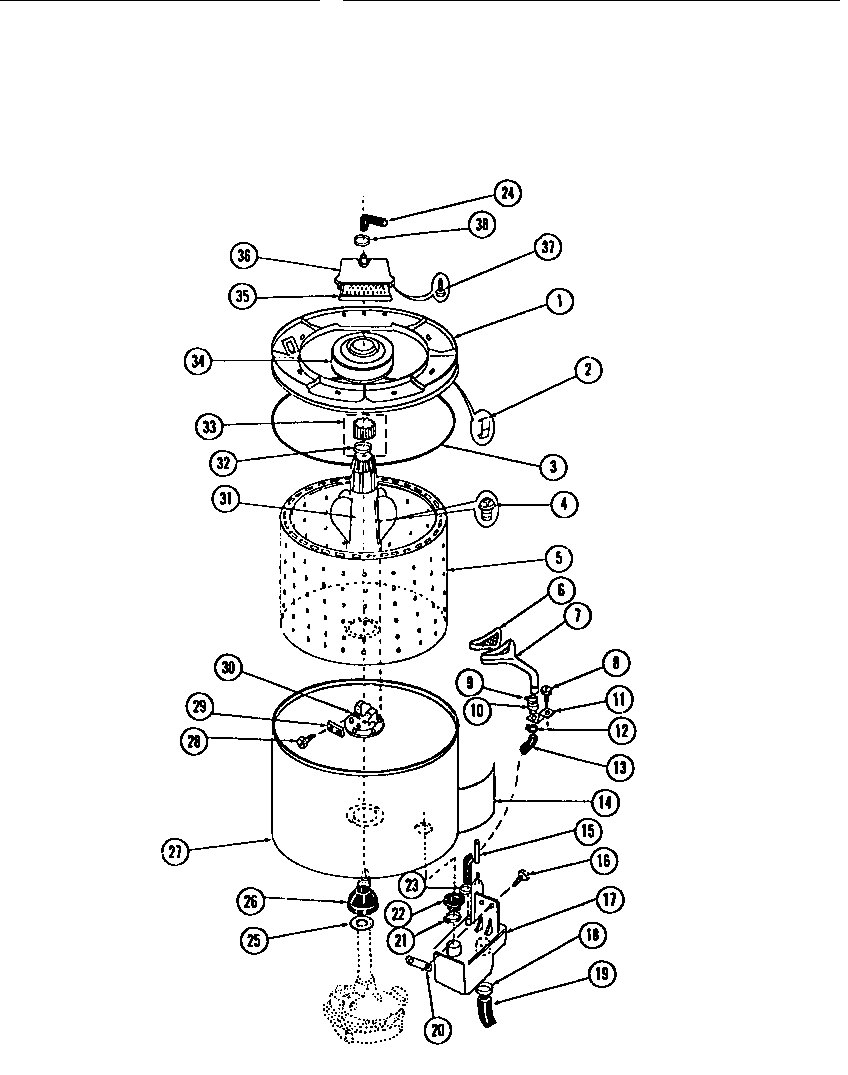 Tub detail