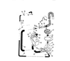 Gibson WA28D7WSFA drain, recirculate parts diagram