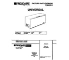 Universal/Multiflex (Frigidaire) MFC13M6BW0 cover diagram