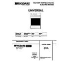 Universal/Multiflex (Frigidaire) MEF305PBWB cover diagram