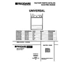 Universal/Multiflex (Frigidaire) MEF300PBDE cover diagram
