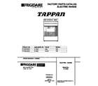 Tappan 31-2442-00-02 cover diagram