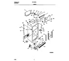 White-Westinghouse WRT22RRCD0 cabinet diagram