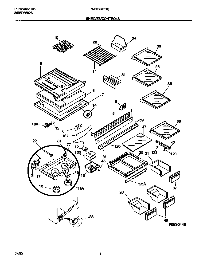 SHELVES/CONTROLS