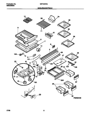 Shelves/controls