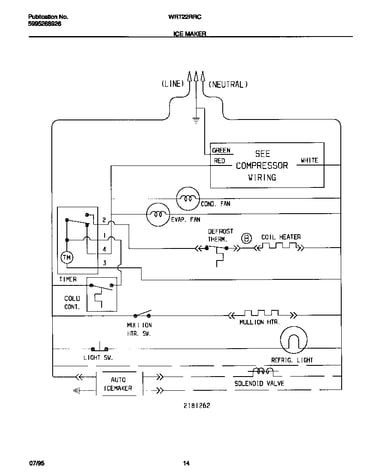 Ice maker wiring diagram