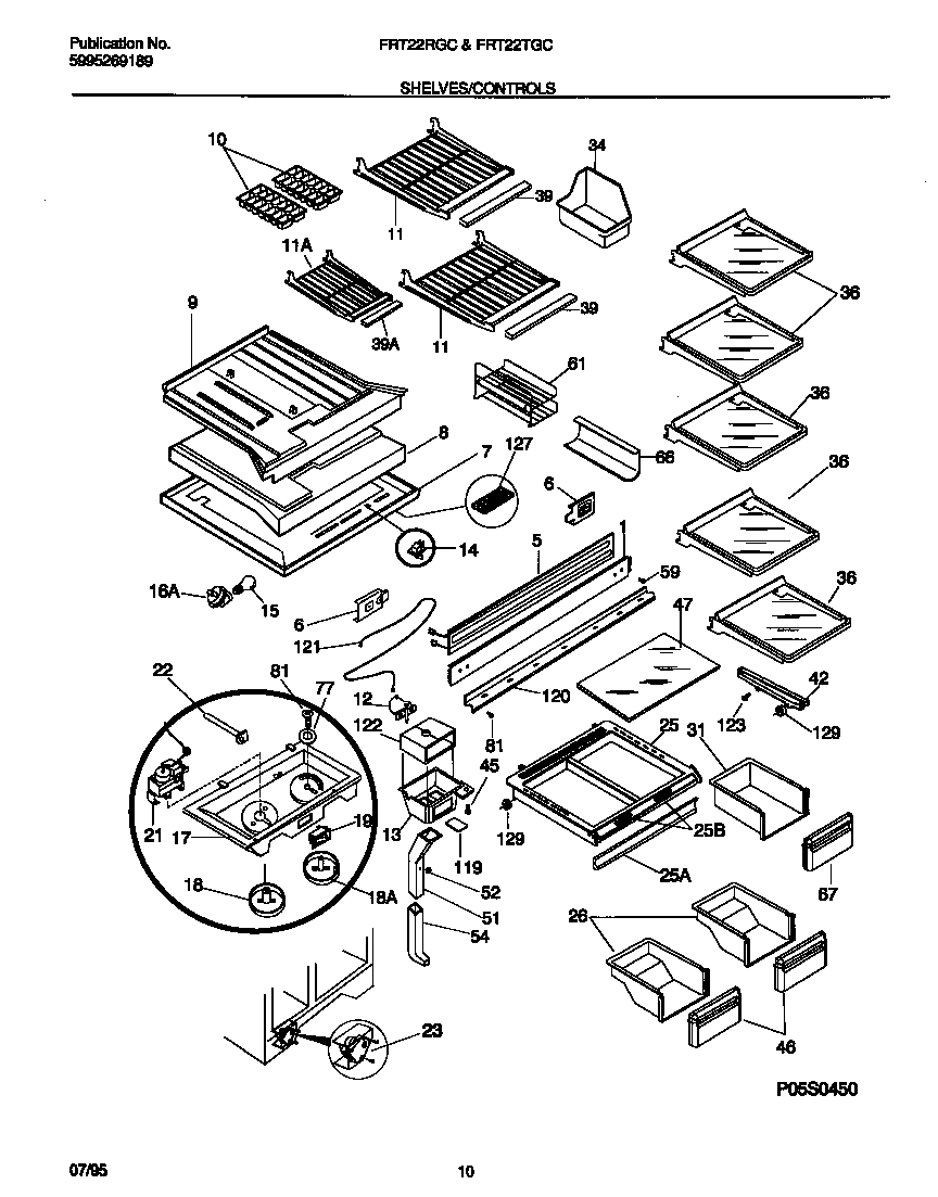 SHELVES/CONTROLS