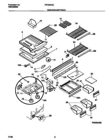 Shelves/controls