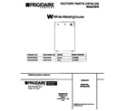 White-Westinghouse WWS233RBW0 cover diagram