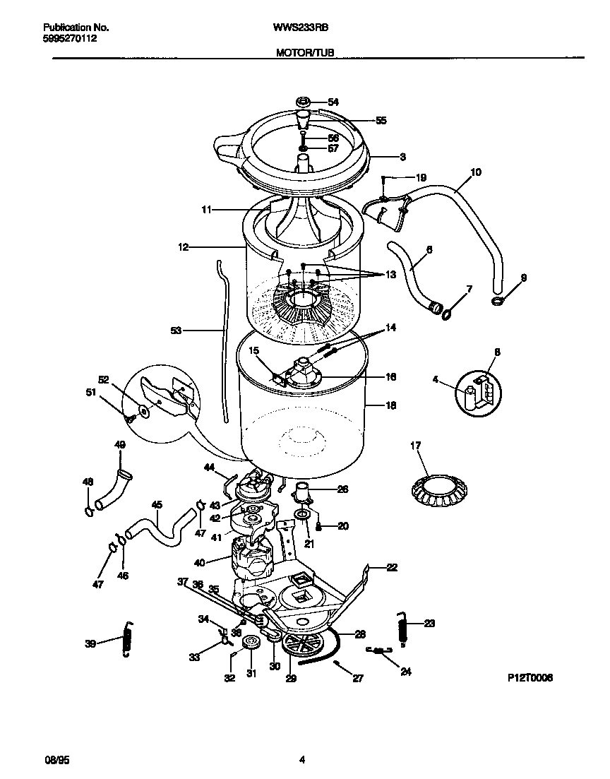 Motor/tub