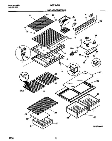 Shelves/controls