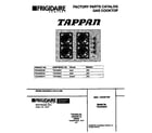 Tappan TGC3X6XCT1 cover diagram