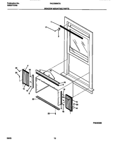 Window mounting parts
