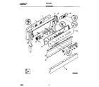 Universal/Multiflex (Frigidaire) MEF322BBWD backguard diagram