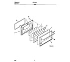 Universal/Multiflex (Frigidaire) MEF342BBWD door diagram