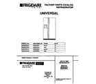 Universal/Multiflex (Frigidaire) MRS22WRCW1 cover diagram