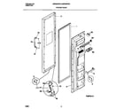 Universal/Multiflex (Frigidaire) MRS22WRCD1 freezer door diagram
