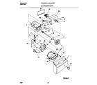 Universal/Multiflex (Frigidaire) MRS22WRCW1 ice container/drive diagram