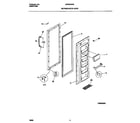 Universal/Multiflex (Frigidaire) MRS22WNCD1 refrigerator door diagram