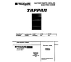 Tappan TEF362BBBC cover diagram