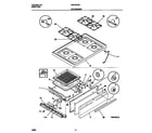 Universal/Multiflex (Frigidaire) MGF345CBSC top/drawer diagram