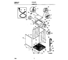 White-Westinghouse WWS445RBW0 cabinet/top diagram