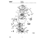 White-Westinghouse WWS445RBW0 motor/tub diagram