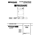 Frigidaire FDE116RBW1 cover diagram