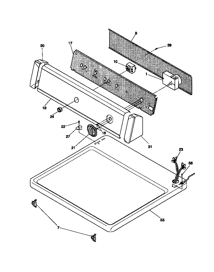 Controls/top panel