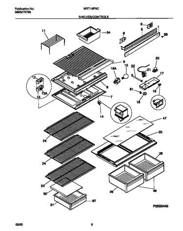 Shelves/controls