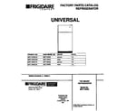 Universal/Multiflex (Frigidaire) MRT16RNCW0 cover diagram