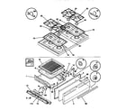 Gibson GGF325BBWB top/drawer diagram