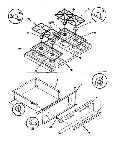 Top/drawer