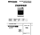 Tappan TEF354BCWA cover diagram
