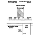 Universal/Multiflex (Frigidaire) MWL411RBW2 cover diagram