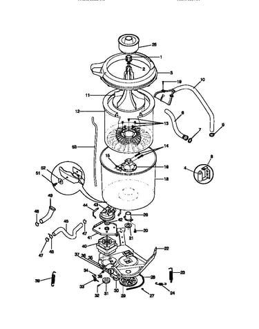 Motor/tub