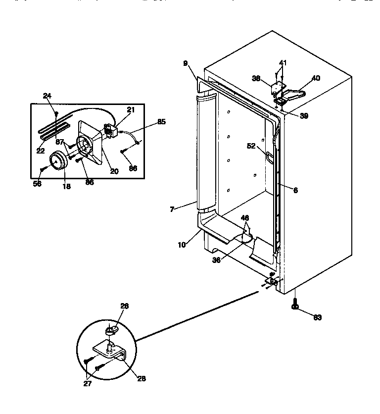 Cabinet/control/shelves