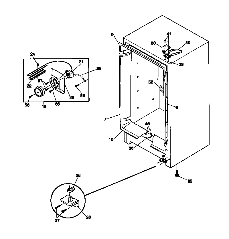 Cabinet/control/shelves