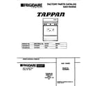 Tappan TGF330WCWA cover diagram