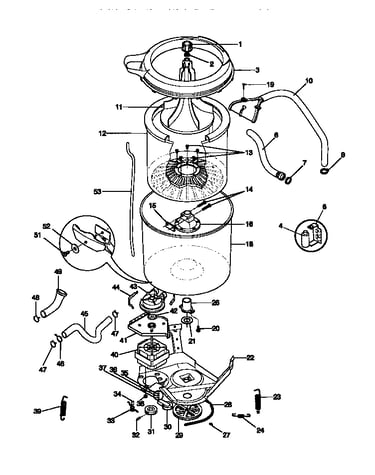 Motor/tub