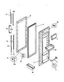 Refrigerator door