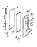 Refrigerator door