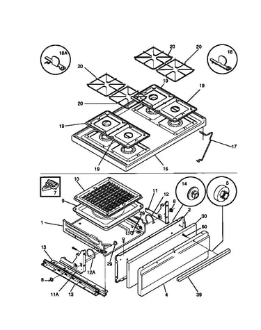 Top/drawer