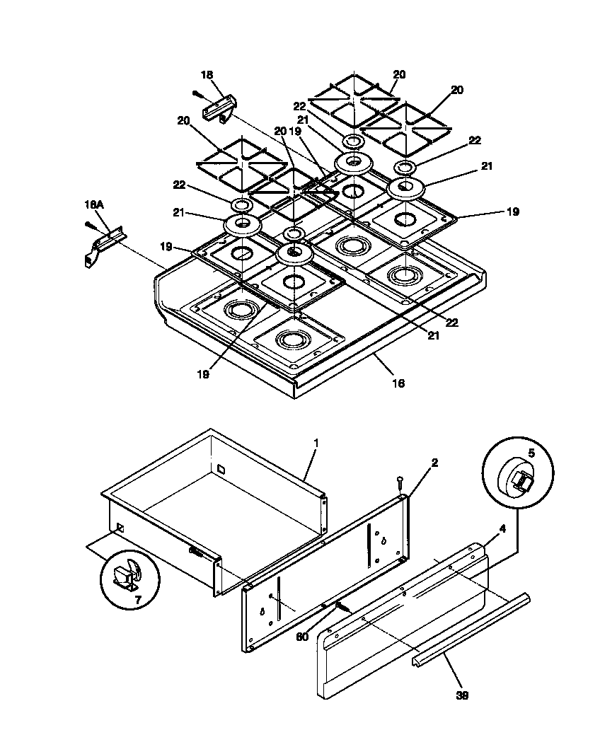 Top/drawer