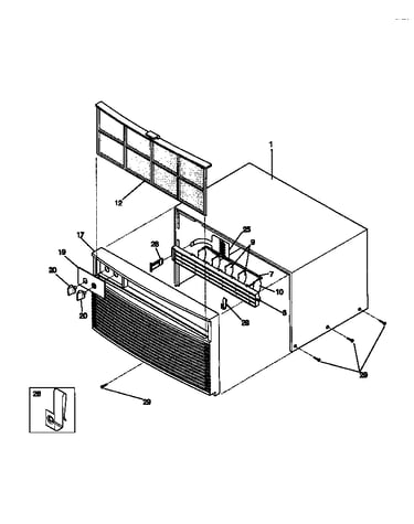Cabinet front and wrapper