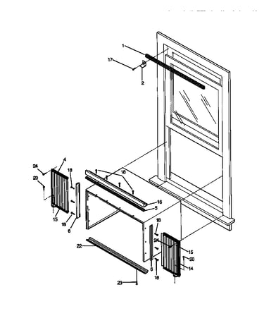 Window mounting parts