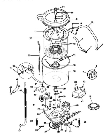 Motor/tub