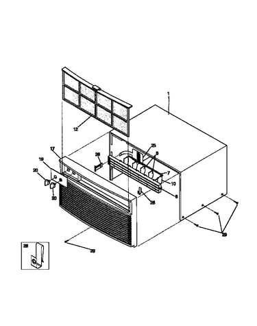 Cabinet front and wrapper