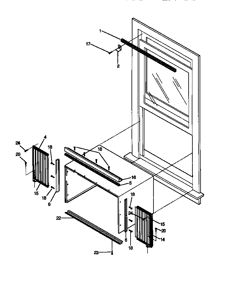 Window mounting parts